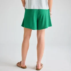 New Ladies Emerald Plisse Shorts Women Plissé | Plissé