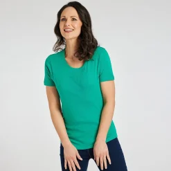 Online Ladies Essential Crew Neck Tee Emerald Women Basics | T-Shirts