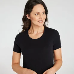 New Ladies Essential Crew Neck Tee Women Basics