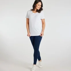 New Ladies Essential Crew Neck Tee Women Basics