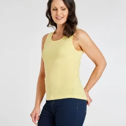 Discount Ladies Essential Crew Vest Popcorn Women Basics | Vests