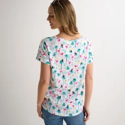 Hot Ladies Flamingo Printed T-Shirt Women T-Shirts