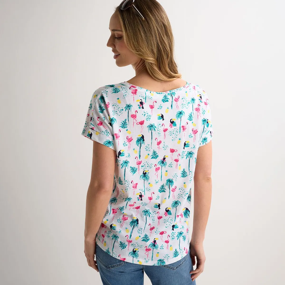 Hot Ladies Flamingo Printed T-Shirt Women T-Shirts