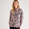 Discount Ladies Floral Blouse Women Shirts & Blouses