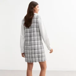 New Ladies Boucle Dress Women Dresses | Dresses