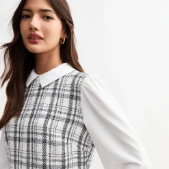 New Ladies Boucle Dress Women Dresses | Dresses