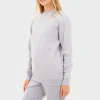 Online Ladies Grey Sweatshirt Women Hoodies & Sweatshirts