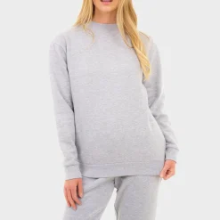 Online Ladies Grey Sweatshirt Women Hoodies & Sweatshirts