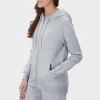 Best Ladies Grey Zip Hoodie Women Hoodies & Sweatshirts