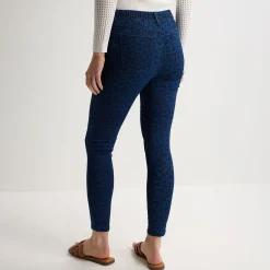 New Ladies Indigo Leopard Jeggings Women Joggers & Leggings | Jeans