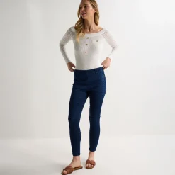 New Ladies Indigo Leopard Jeggings Women Joggers & Leggings | Jeans