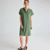 Discount Ladies Linen Pocket Dress Women Linen | Dresses