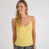 Hot Ladies Lemon Drop Strappy Vest Women Basics | Vests