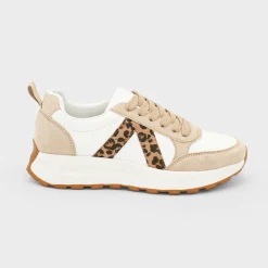 Hot Ladies Leopard Trainer Women Footwear