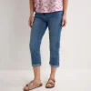 Fashion Ladies Mid Wash Straight Hip Hop Jeans Women Jeans