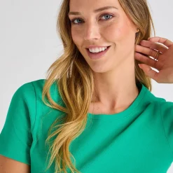Discount Ladies Mint Crew Neck T-Shirt Women Basics | T-Shirts