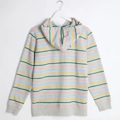 Online Ladies Multi Striped Hoody Women Hoodies & Sweatshirts