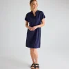 Online Ladies Linen Pocket Dress Women Linen | Dresses
