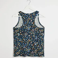 Outlet Ladies Printed Gym Vest Women Tops