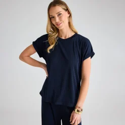 Hot Ladies Ribbed Plisse Top Women Plissé | Plissé
