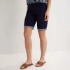 Sale Ladies Navy Turn Up Bengaline Short Women Shorts | Bengaline
