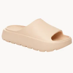 Clearance Ladies Nude Chunky Slider Women Footwear