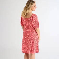 Clearance Ladies O Ring Dress Red Women Dresses | Dresses