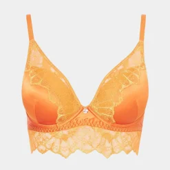 New Ladies Ochre Lace Bra Women Underwear