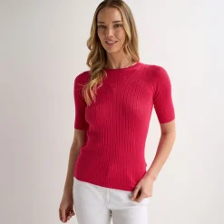 Outlet Ladies Ribbed Jumper Women Knitwear | Knitwear