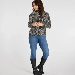 Sale Ladies Roll Neck Top Women Longsleeves