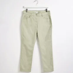 Discount Ladies Sage Colour Crop Jean Women Jeans