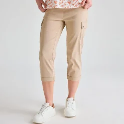 Sale Ladies Stone 3/4 Combat Trouser Women Trousers