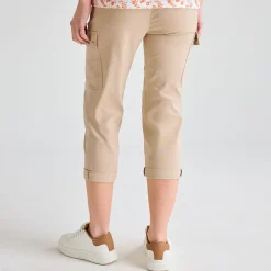 Sale Ladies Stone 3/4 Combat Trouser Women Trousers