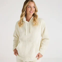 Fashion Ladies Tipped Hooded Fleece Women Hoodies & Sweatshirts