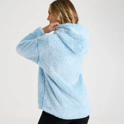 Fashion Ladies Tipped Hooded Fleece Women Hoodies & Sweatshirts