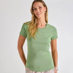 Discount Ladies Watercress Crew Neck T-Shirt Women Basics | T-Shirts