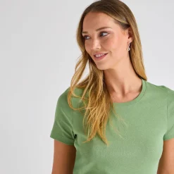 Discount Ladies Watercress Crew Neck T-Shirt Women Basics | T-Shirts