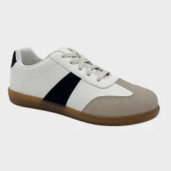 Outlet Ladies Gumsole Court Trainers Women Footwear