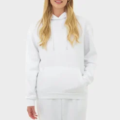 Outlet Ladies White Hoodie Women Hoodies & Sweatshirts