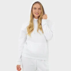 Outlet Ladies White Hoodie Women Hoodies & Sweatshirts
