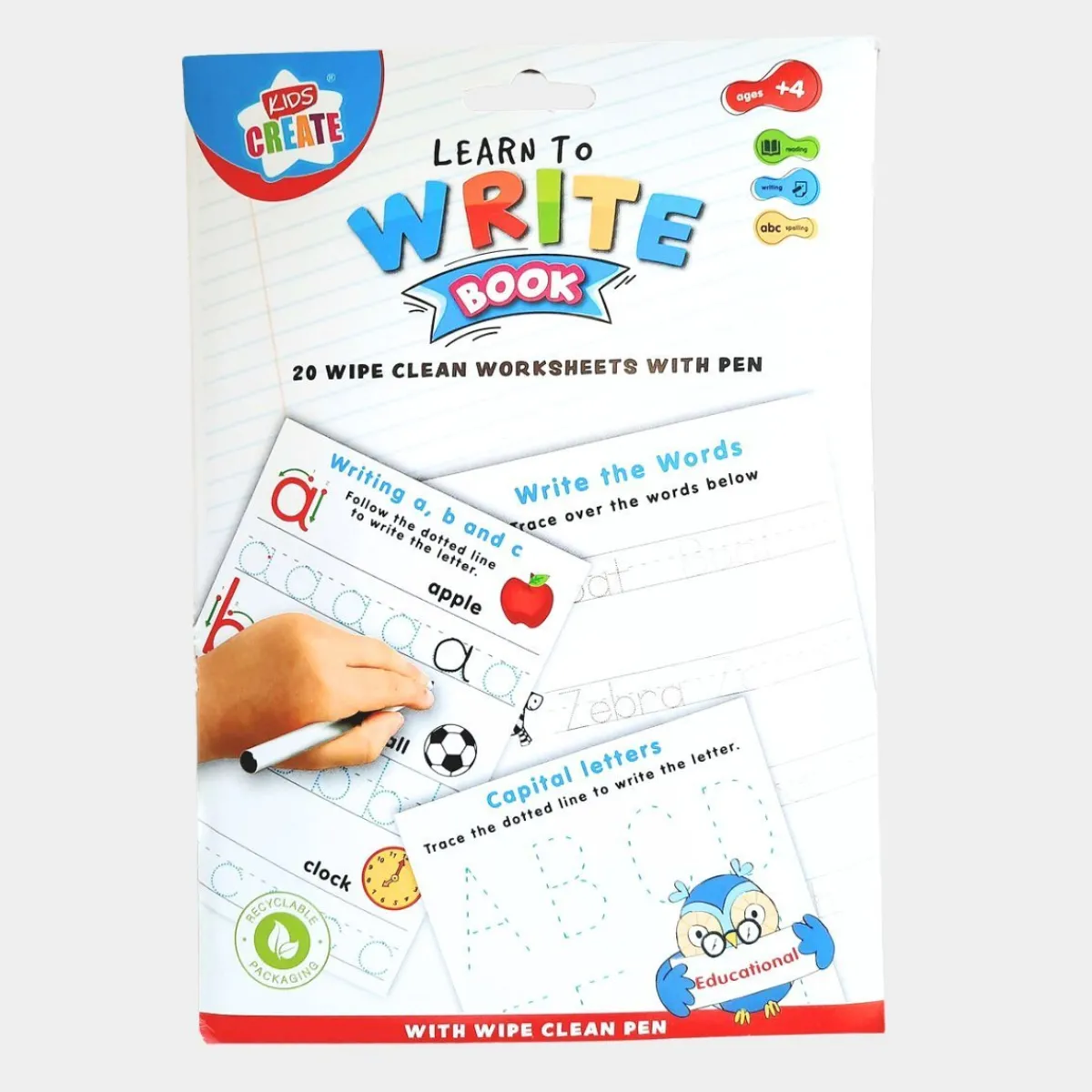 Discount Learn to Write Wipe Clean Games | Books