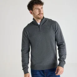 Hot Mens 1/4 Zip Jumper Knitwear | Sweatshirts & Hoodies