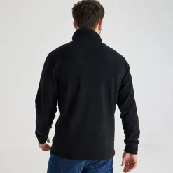 Outlet Mens 1/4 Zip Quilted Fleece Knitwear