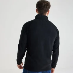 Outlet Mens 1/4 Zip Quilted Fleece Knitwear