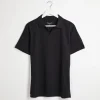 Fashion Men's Popcorn Texture Polo Shirts