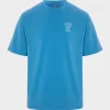 Online Mens Blue Printed T-shirt T-Shirts & Polos