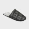 Outlet Mens Fur Lined Mule Slipper Slippers