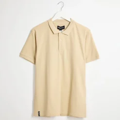 Fashion Men's Stone Popcorn Texture Polo Shirts