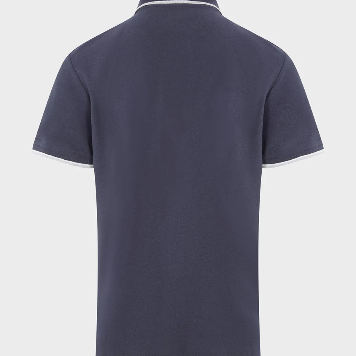 Best Men`s Tipped Collar Polo Navy T-Shirts & Polos