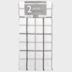 Fashion 2 Pack Jumbo Tea Towel Tea Towels